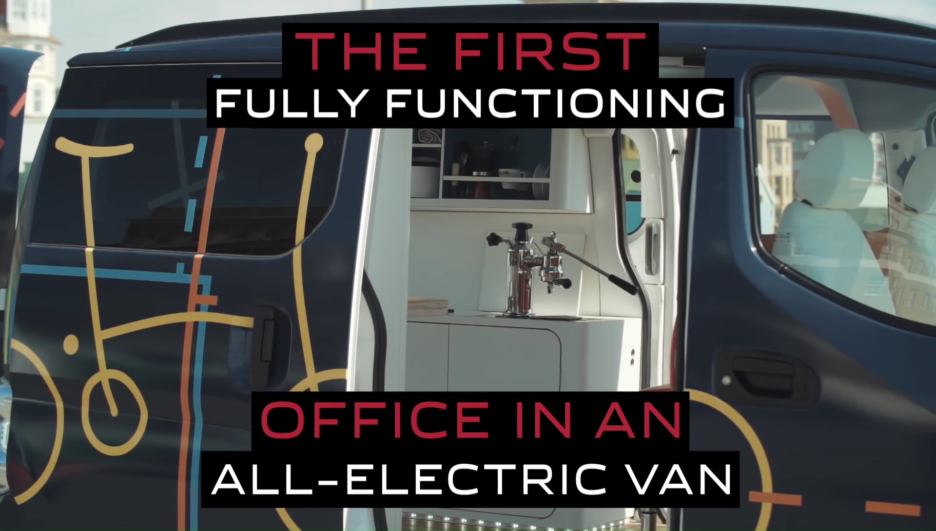 Nissan e-NV200 WORKSPACe: first all-electric mobile office 